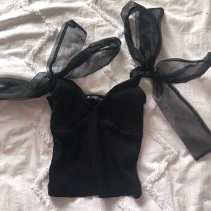 Zara Bow Tank Top Size XS